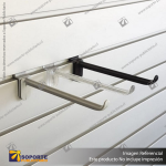 POLYCARBONATE HANG SELL PRONG - 200MM - CLEAR