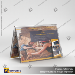 PORTA FOLLETO EN PORTA GRAFICA ACRILICO A3 (29.7*42 CMS) FORMATO A HORIZONTAL 2.5 MM