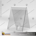 PORTA FOLLETO EN PORTA GRAFICA ACRILICO A3 (29.7*42 CMS) FORMATO A VERTICAL 2.5 MM