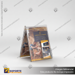 PORTA FOLLETO EN PORTA GRAFICA ACRILICO A4 (21*29.7 CMS) FORMATO A VERTICAL 2 MM