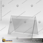 PORTA GRAFICA ACRILICO A3 (29.7*42 CMS) FORMATO A HORIZONTAL 2.5 MM