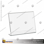 PORTA GRAFICA ACRILICO A3 (29.7*42 CMS) FORMATO L HORIZONTAL 2.5 MM (C6)