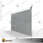 PORTA GRAFICA ACRILICO A3 (29.7*42 CMS) FORMATO MURO HORIZONTAL 2.5 MM + SET EMBELLECEDORES