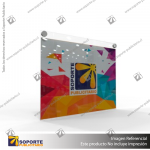 PORTA GRAFICA ACRILICO A3 (29.7*42 CMS) FORMATO MURO HORIZONTAL 2.5 MM (C12)