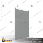 PORTA GRAFICA ACRILICO A3 (29.7*42 CMS) FORMATO MURO VERTICAL 2.5 MM + SET EMBELLECEDORES