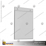 PORTA GRAFICA ACRILICO A3 (29.7*42 CMS) FORMATO MURO VERTICAL 2.5 MM + SET EMBELLECEDORES