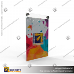 PORTA GRAFICA ACRILICO A3 (29.7*42 CMS) FORMATO MURO VERTICAL 2.5 MM (C12)