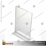 PORTA GRAFICA ACRILICO A3 (29.7*42 CMS) FORMATO T VERTICAL 2.5 MM (C12)