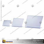 PORTA GRAFICA ACRILICO A4 (21*29.7 CMS) FORMATO L HORIZONTAL 1.7 MM (C12)