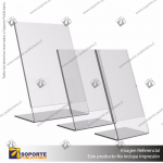 PORTA GRAFICA ACRILICO A4 (21*29.7 CMS) FORMATO L VERTICAL 1.7 MM (C12)