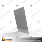 PORTA GRAFICA ACRILICO A4 (21*29.7 CMS) FORMATO L VERTICAL 1.7 MM (C12)