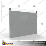 PORTA GRAFICA ACRILICO A4 (21*29.7 CMS) FORMATO MURO HORIZONTAL 2.0 MM + SET EMBELLECEDORES