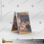 PORTA GRAFICA ACRILICO A5 (14.8*21 CMS) FORMATO A VERTICAL 1.5 MM