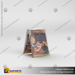 PORTA GRAFICA ACRILICO A6 (10.5*14.8 CMS) FORMATO A VERTICAL 1.5 MM