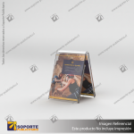 PORTA GRAFICA ACRILICO A6 (10.5*14.8 CMS) FORMATO A VERTICAL 1.5 MM