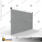 PORTA GRAFICA ACRILICO A6 (10.5*14.8 CMS) FORMATO MURO HORIZONTAL 1.7 MM (C20)