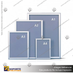 PORTA GRAFICA MARCO CLIP ALUMINIO FORMATO A1 (59.4*84.1 CMS) (C5)