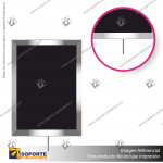 PORTA GRáFICA PARA SEPARADOR EMPERADOR Y/O CORONA VERTICAL CROMADA