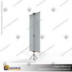 PORTA PENDON ATRIL TRIPODE PRO ALUMINIO MEDIDA AJUSTABLE 1.30 A 2.2 MTS (C20)