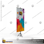 PORTA PENDON ATRIL TRIPODE PRO COLOR NEGRO MEDIDA AJUSTABLE 1.30 A 2.2 MTS (C20)