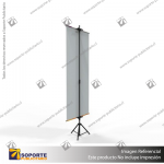 PORTA PENDON ATRIL TRIPODE PRO COLOR NEGRO MEDIDA AJUSTABLE 1.30 A 2.2 MTS (C20)