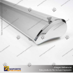 PORTA PENDON ROLLER PRO BASE COLOR ALUMINIO 80*200 CMS (C4)