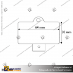 PORTA PRECIO PARA GANCHERA PVC