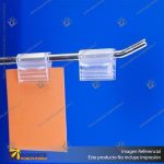 PORTA STOPPER 25*17 MM ENCAJE GANCHERA 6 MM