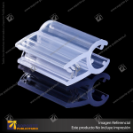 PORTA STOPPER 25*17 MM ENCAJE GANCHERA 6 MM