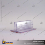 PORTA STOPPER CON ADHESIVO 75*30*42 MM ESPESOR GRAFICA 3-5 MM