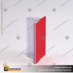 PORTA STOPPER CON ADHESIVO 75*30*42 MM ESPESOR GRAFICA 3-5 MM