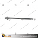 PUCK FRONTAL A MURO 15 CM 8 MM CROMADO