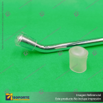 PUNTERA DE GOMA PARA GANCHERA 8 MM TRANSPARENTE