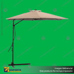 QUITASOL LATERAL 3 METROS MODELO LEVER COLOR CAFE CLARO 