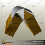 R60 ALUMINIUM 60-DEGREE CORNER JOIN