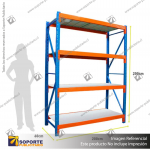 RACK INDUSTRIAL 200 KG. POR BANDEJA