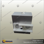 RADIUS SIGN FRAMES - HEADERS - ANODISED ALUMINIUM - A4 - 210H X 900W - PFRACLIP X 2