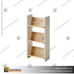 REPISA SIMPLE DE MADERA BUDU 