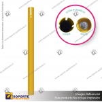 REPUESTO POSTE AMARILLO PARA SEPARADOR DE FILAS CON CINTA RETRáCTIL