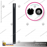 REPUESTO POSTE NEGRO PARA SEPARADOR DE FILAS CON CINTA RETRáCTIL