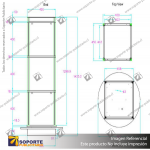 ROTATING OPEN DISPLAY TOWER BOX