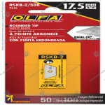 RSKB ROUND TIP DUAL-EDGE SAFETY BLADE - 10 OR 50 PACKS VARIATION: RSKB-2/50B