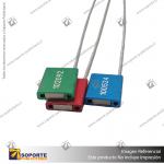 SELLO CANDADO TXCS107 ROJO CABLE 30CM