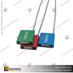 SELLO CANDADO TXCS107 VERDE CABLE 30CM