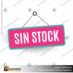 SEPARADOR DE FILAS CORONA CROMADA CON CORDON FUCSIA