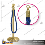 SEPARADOR DE FILAS CORONA DORADA CON CORDóN AZUL