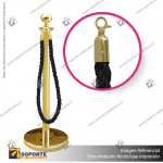 SEPARADOR DE FILAS EMPERADOR DORADO CON CORDóN NEGRO