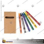 SET DE CRAYONES X6 UNIDADES/KAKI/KAKI