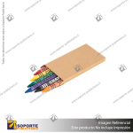 SET DE CRAYONES X6 UNIDADES/KAKI/KAKI