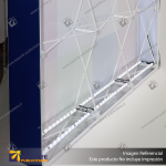 SET SISTEMA ILUMINACION PARA PANEL PUBLICITARIO PREMIUM RECTO 4 CUERPOS (CAJA DE LUZ) (HASTA AGOTAR)